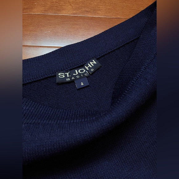 ST. John side slits maxi knit skirt 4 - Picture 5 of 8